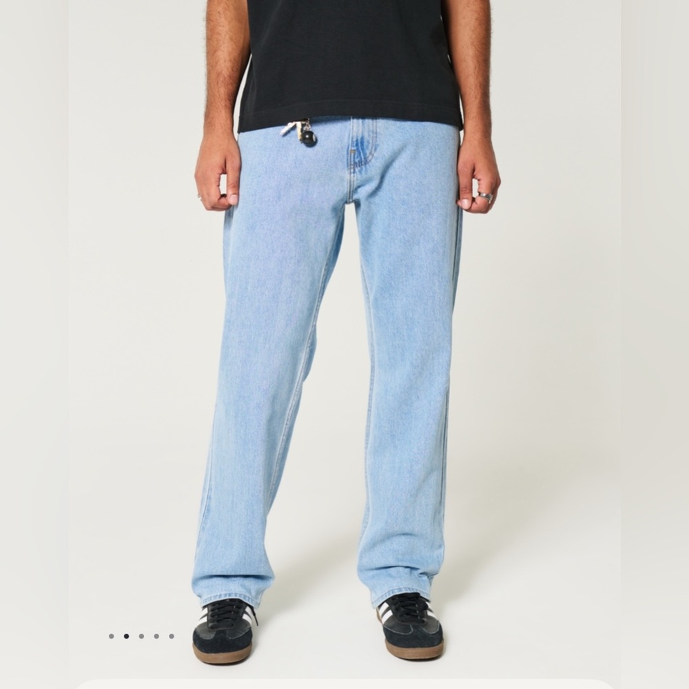 Hollister Loose Jeans , light wash, 30x30